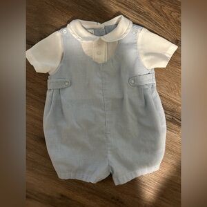 Baby Boys Gingham Romper